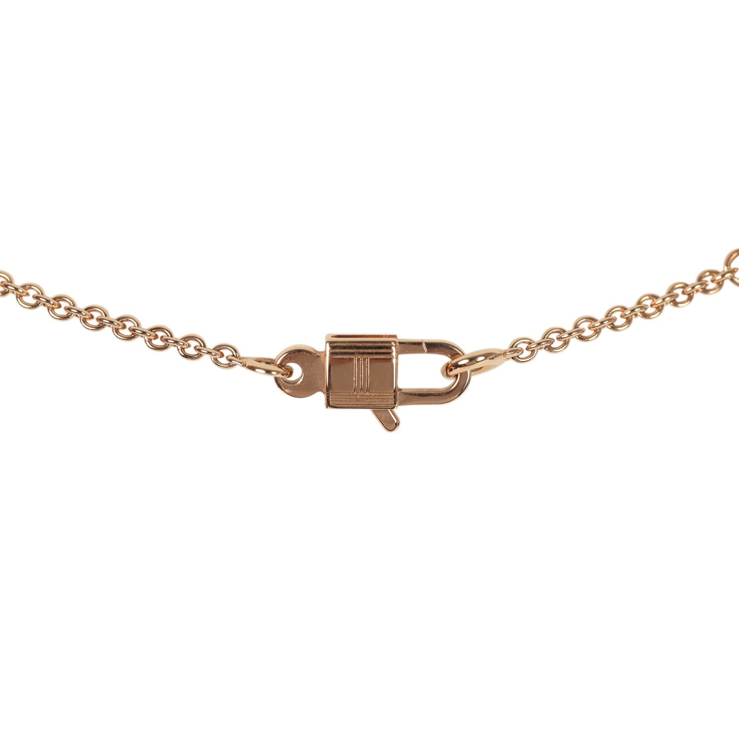 Hermès Amulettes Constance Necklace 18K Rose Gold — view 6