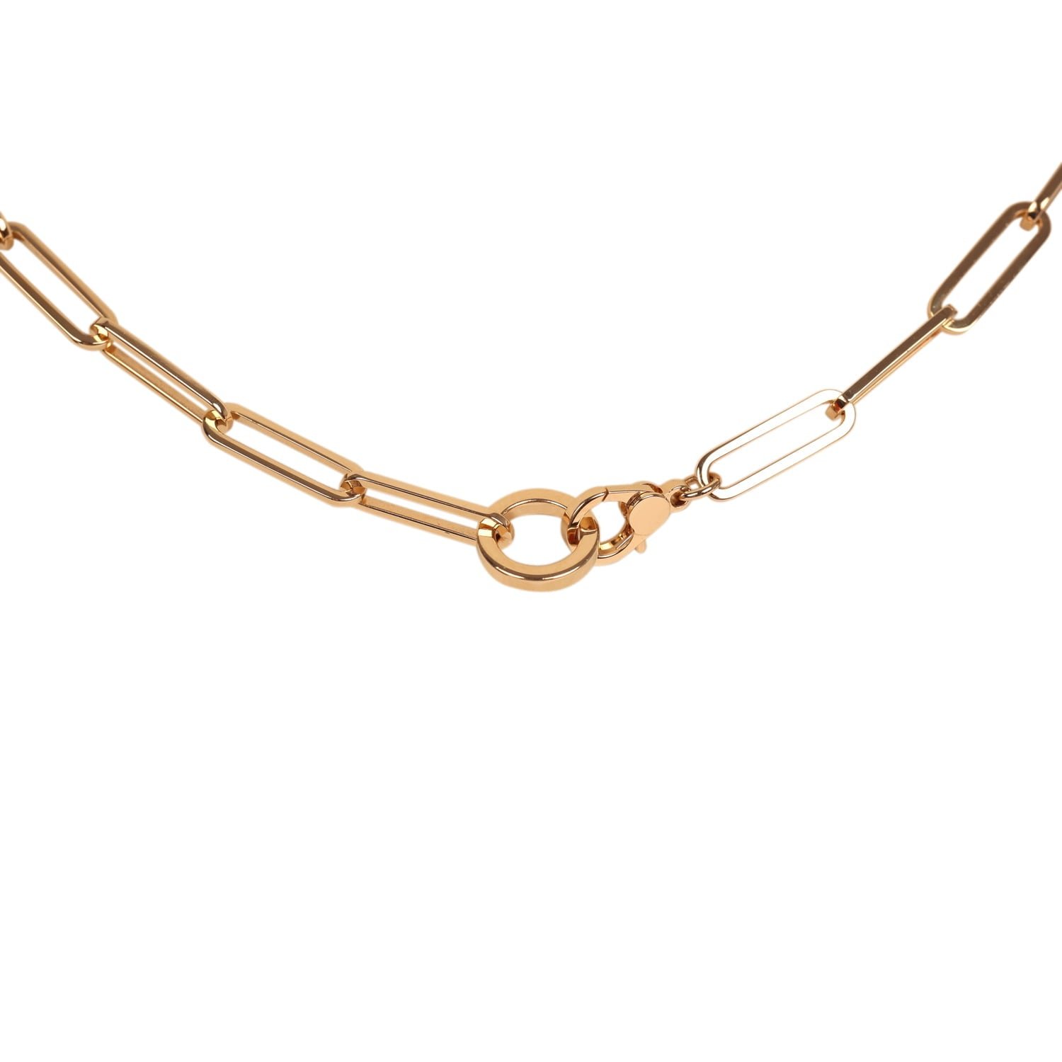 Hermès Small Kelly Chaine Necklace 18K Yellow Gold — view 5