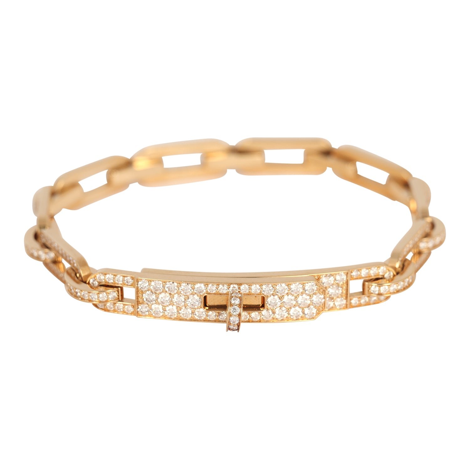 Pre-Owned Hermès Kelly Chaine SH Bracelet Gold