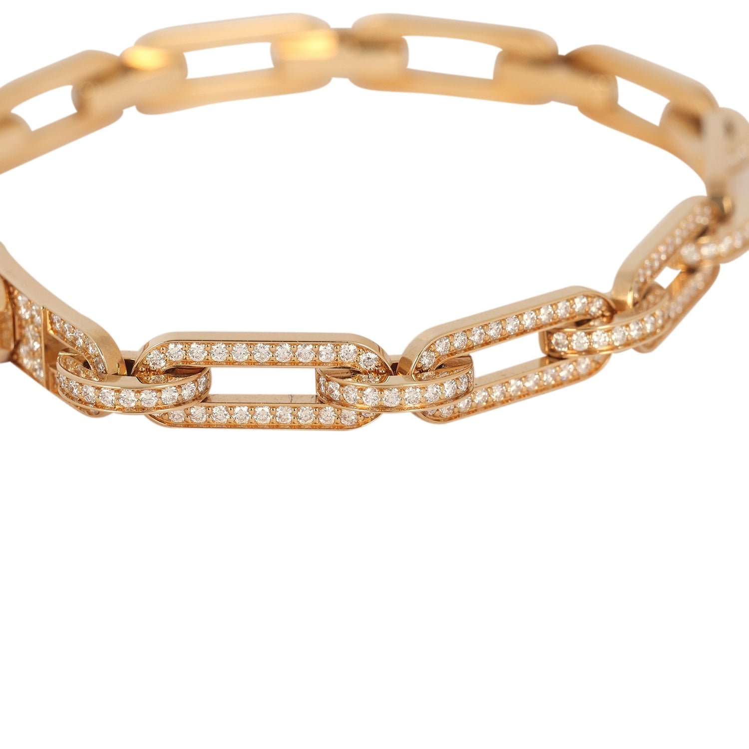 Pre-Owned Hermès Kelly Chaine SH Bracelet Gold — view 3