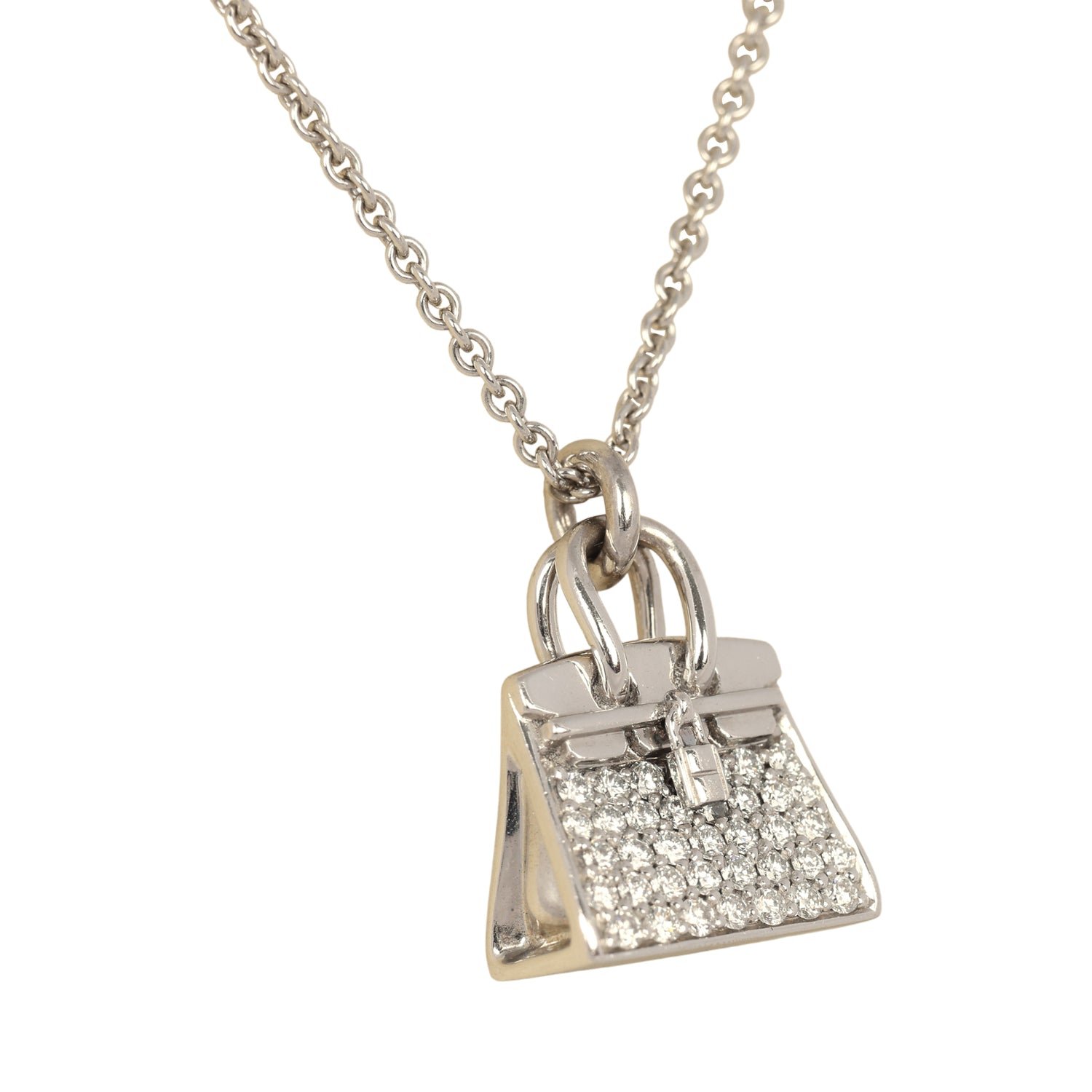 Pre-Owned Hermès Amulettes Kelly Necklace — view 3