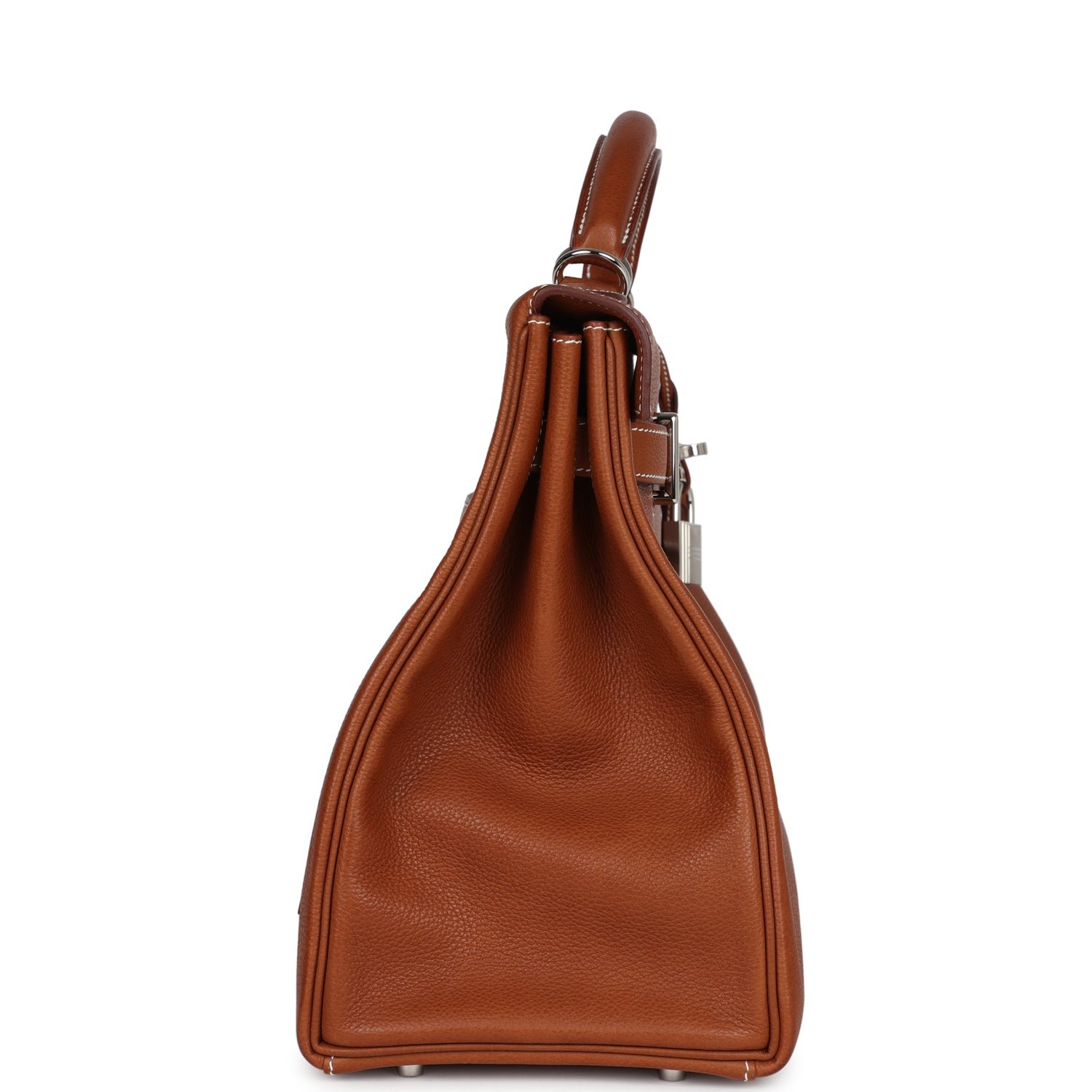 Hermès Kelly 42 Maxi Fauve Barenia Faubourg — view 4