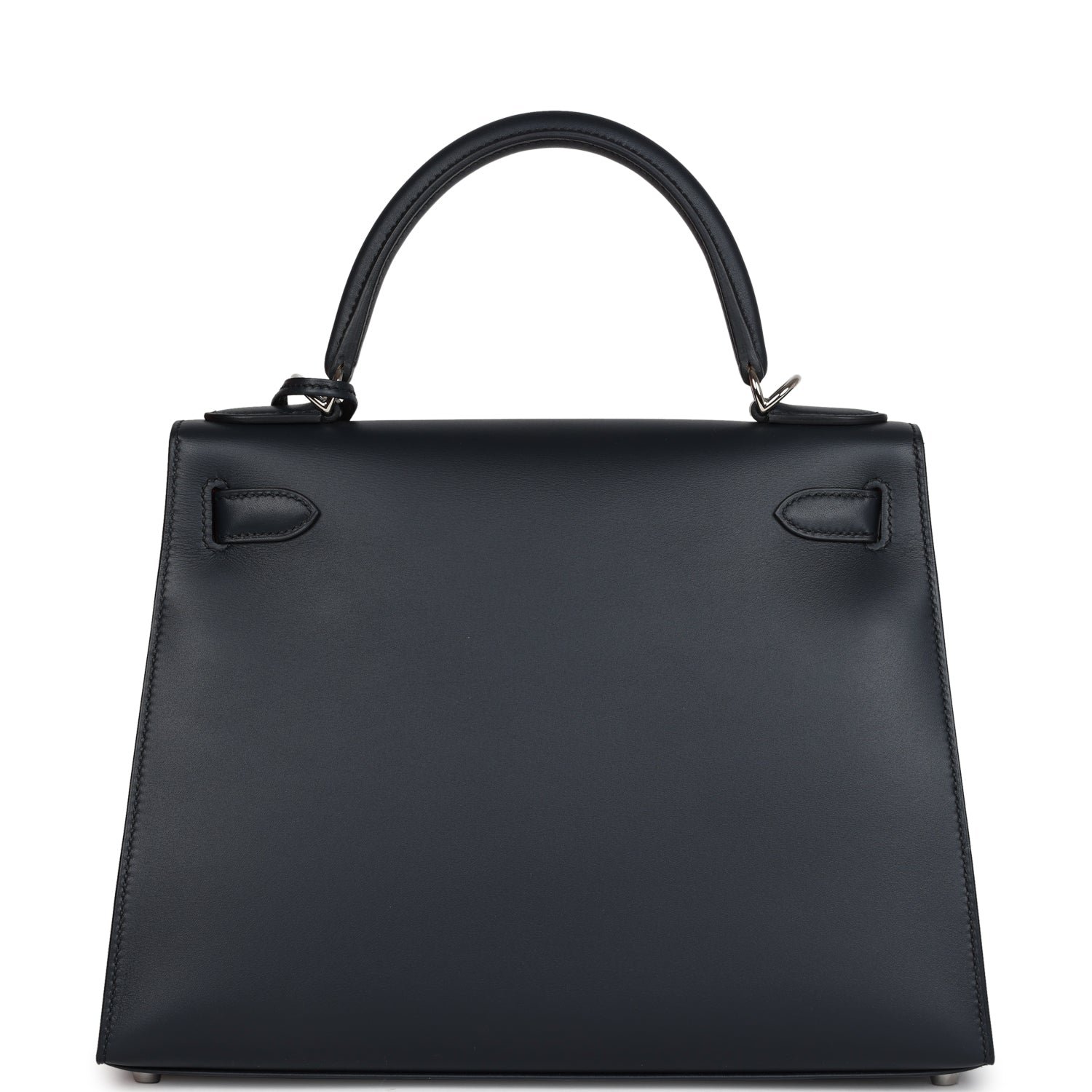 Hermès Kelly Sellier 28 Bleu Obscur Sombrero — view 5
