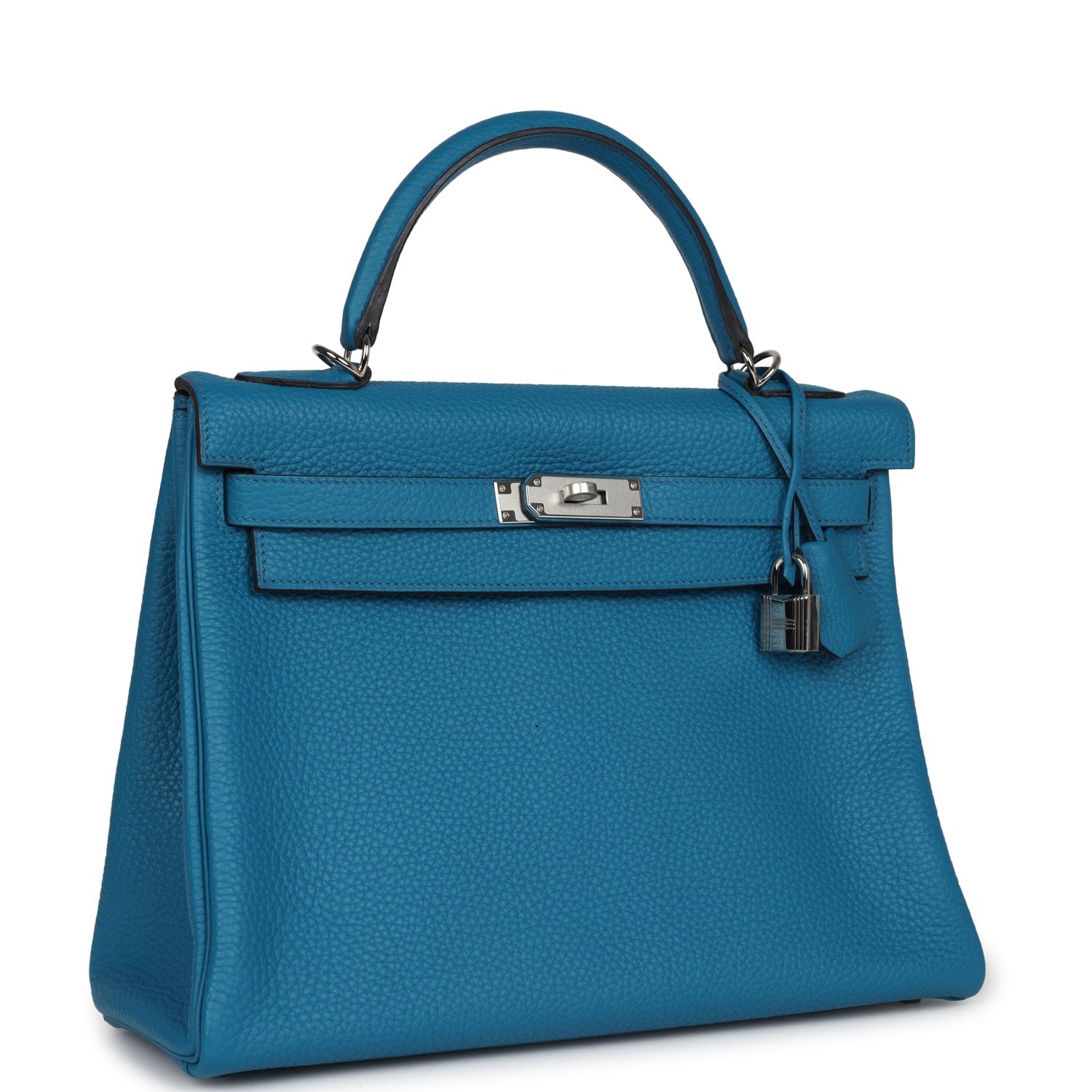 Hermès Kelly Retourne 32 Cobalt Clemence — view 2