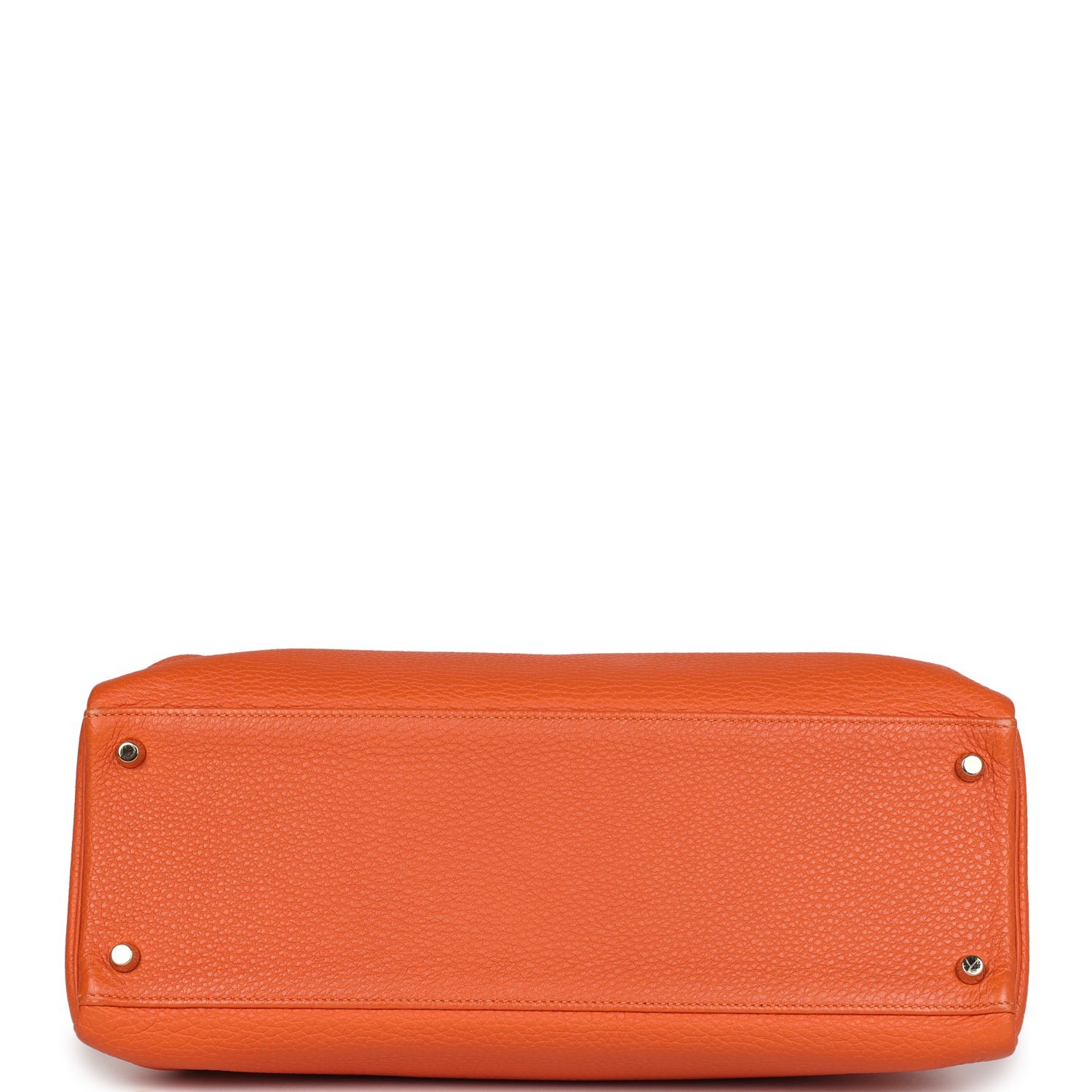 Pre-Owned Hermès Kelly Retourne 35 Orange Togo — view 6