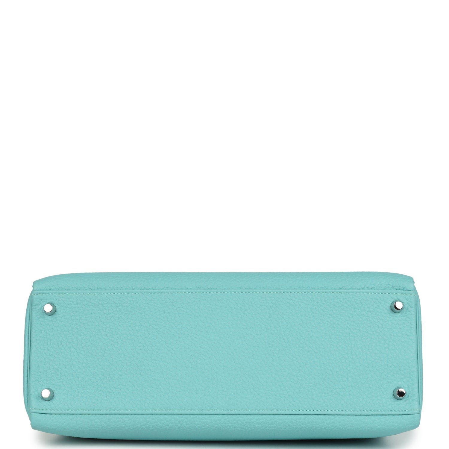 Pre-Owned Hermès Kelly Retourne 35 Bleu Atoll — view 6