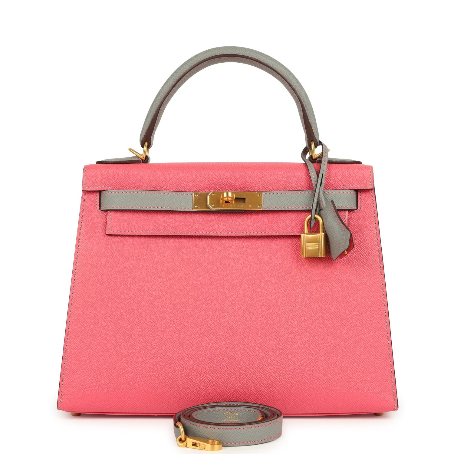 Pre-Owned Hermès Kelly Sellier 28 Rose Azalee