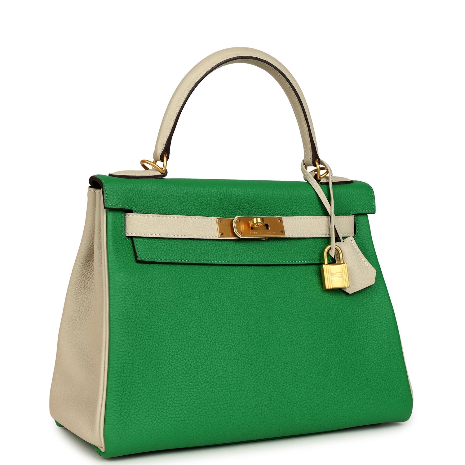 Pre-Owned Hermès Kelly Retourne 28 Bambou Togo — view 2