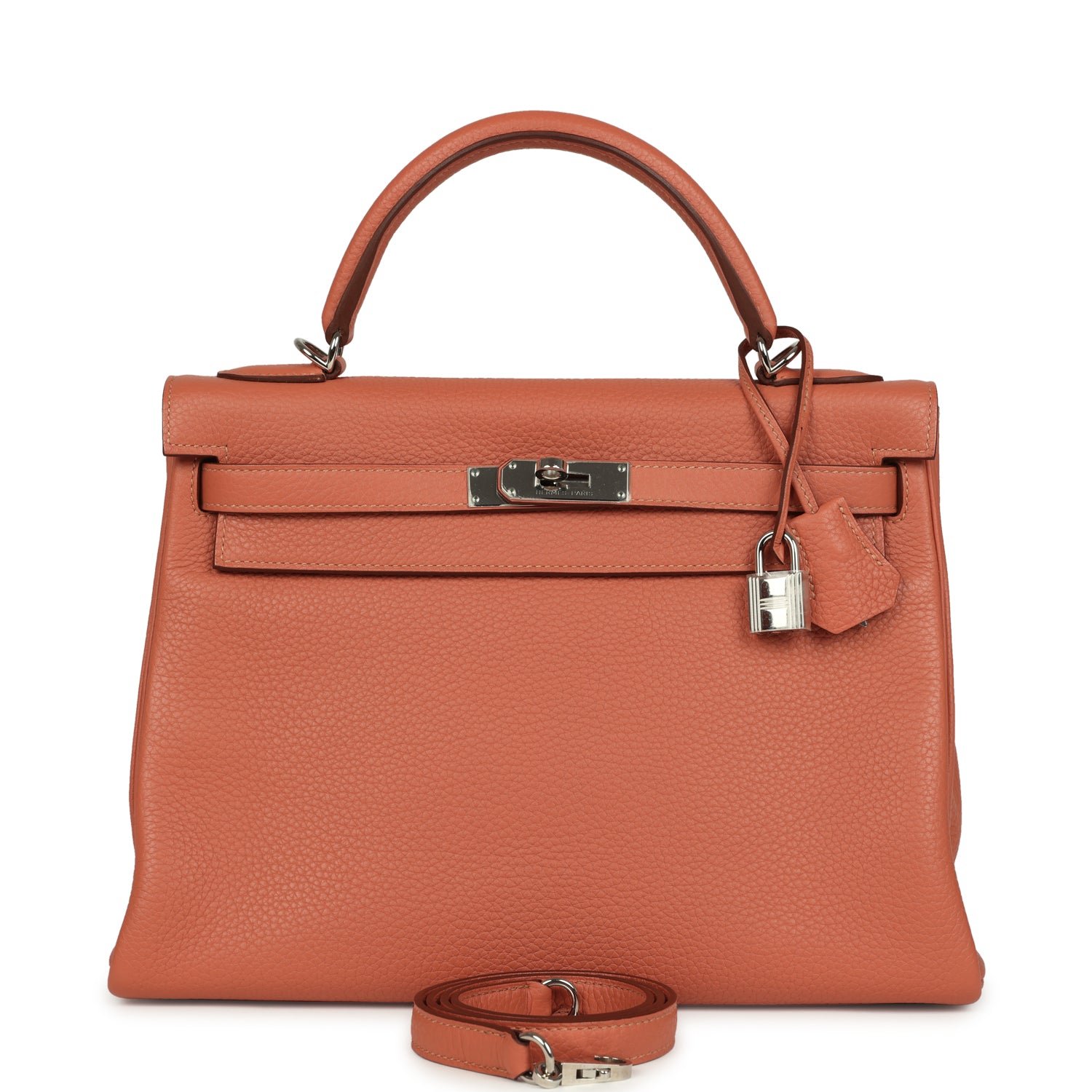 Pre-Owned Hermès Kelly Retourne 32 Rose Tea