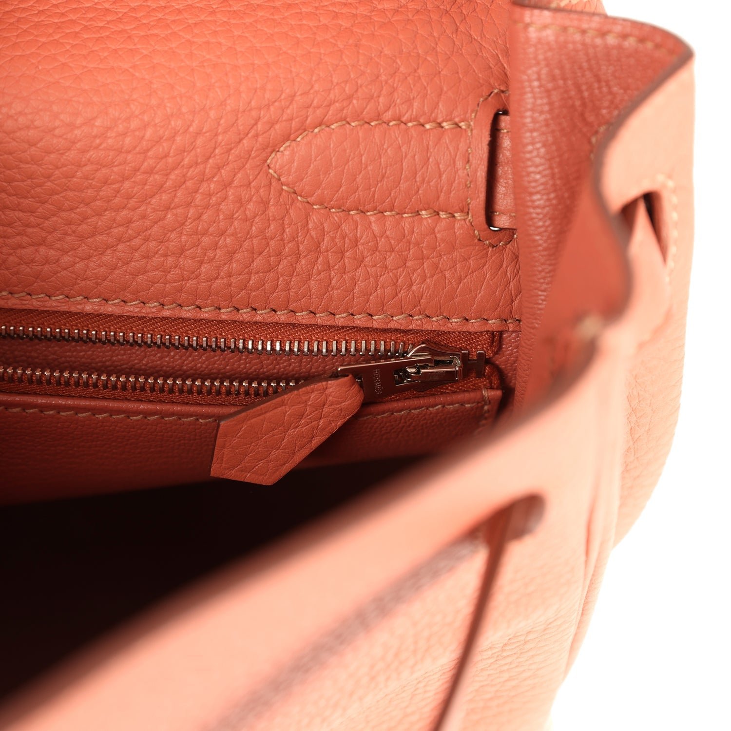 Pre-Owned Hermès Kelly Retourne 32 Rose Tea — view 9