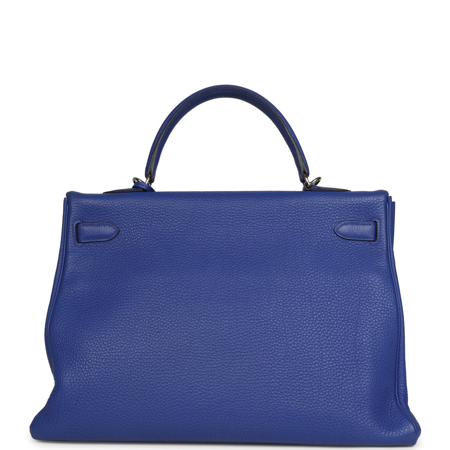 Pre-Owned Hermès Kelly Retourne 35 Bleu Electric — view 5
