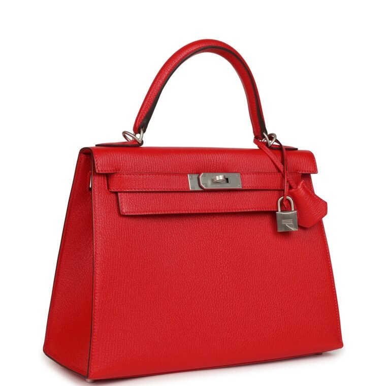 Hermès Kelly Sellier 28 Rouge De Coeur for Sale — alternate view