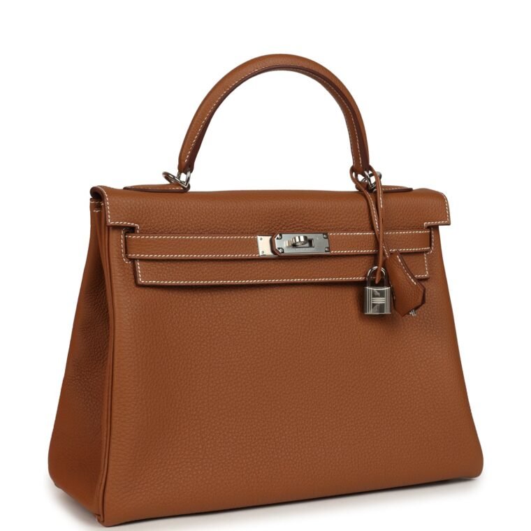 Hermès Kelly Retourne 32 Gold Togo for Sale — alternate view