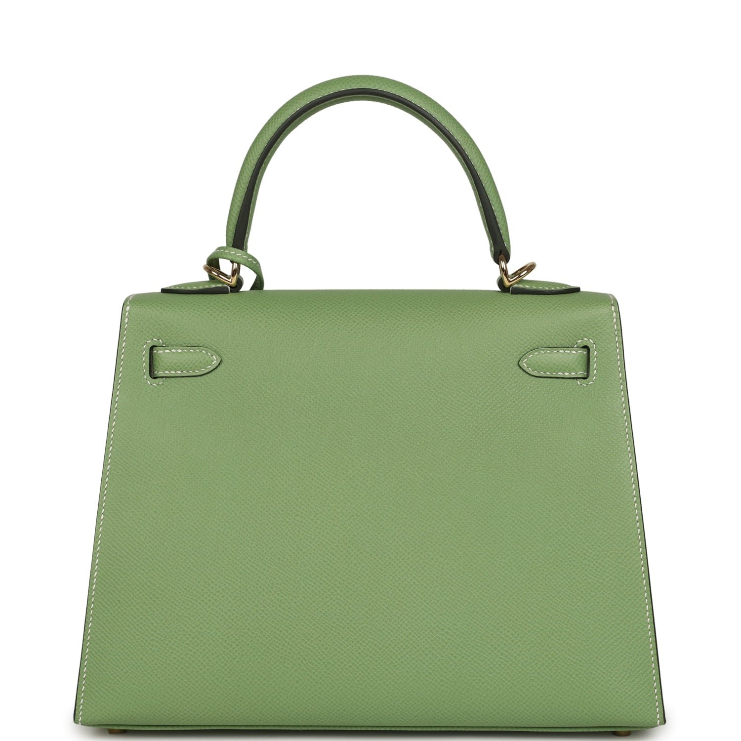 Hermès Kelly Sellier 25 Vert Criquet Epsom — view 5