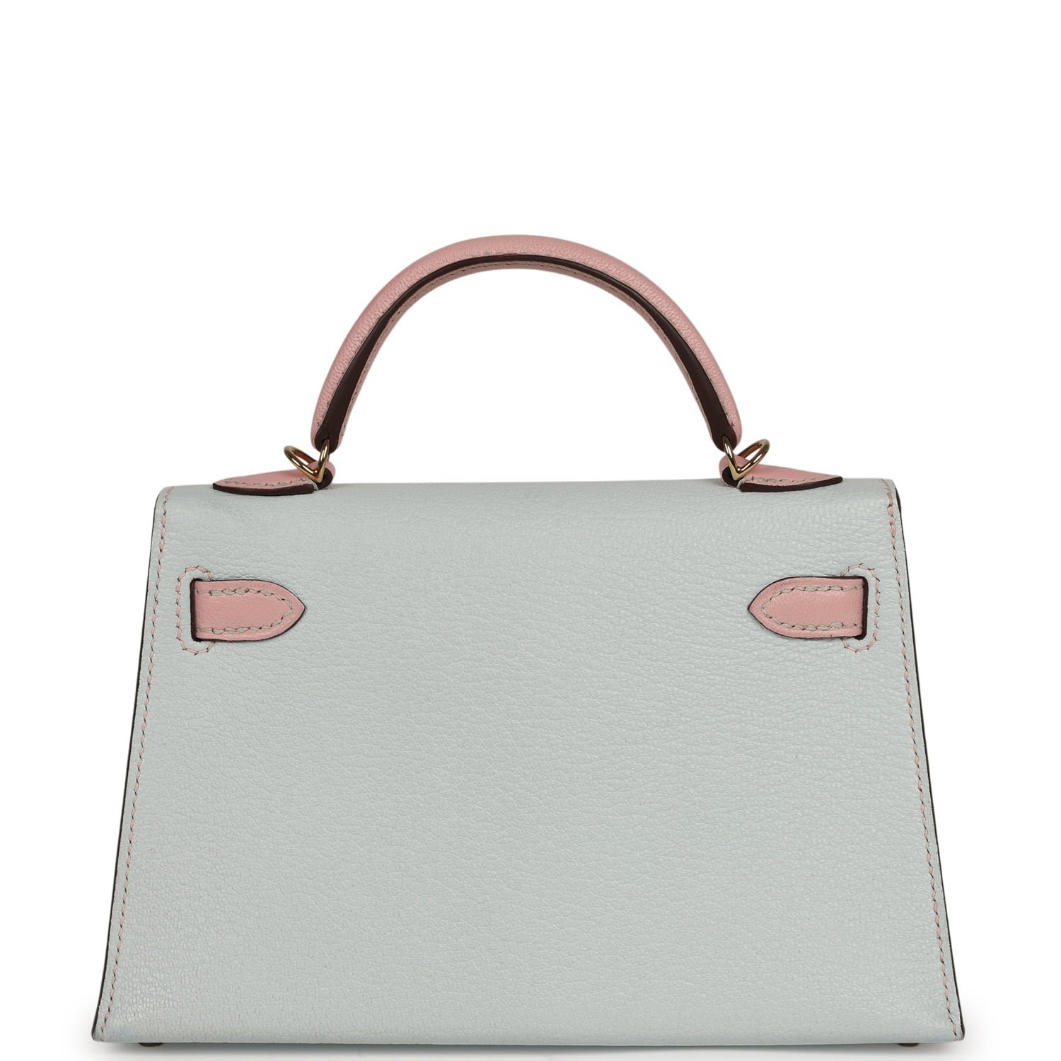 Pre-Owned Hermès Kelly Sellier 20 Bleu Brume — view 5