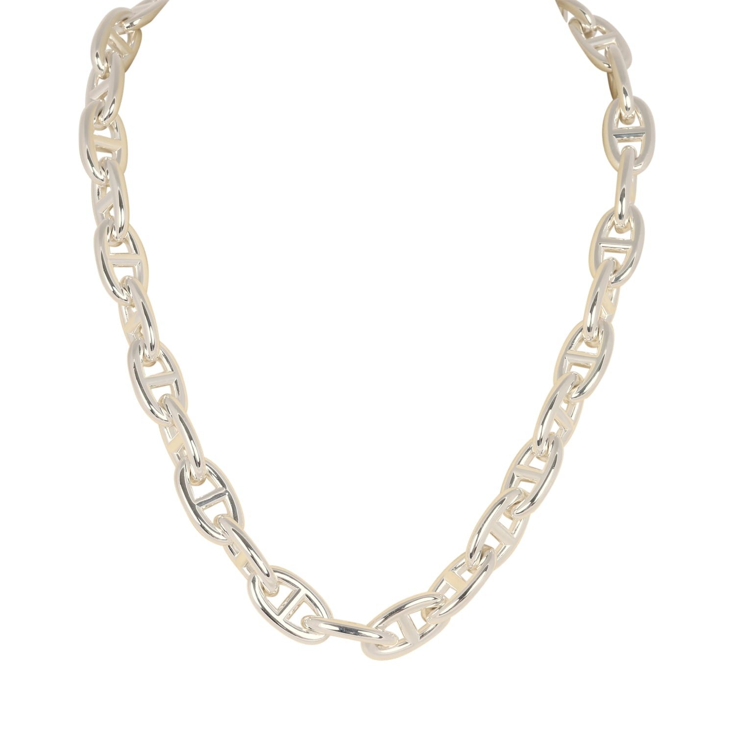Hermès Chaine D'Ancre GM Necklace Sterling Silver