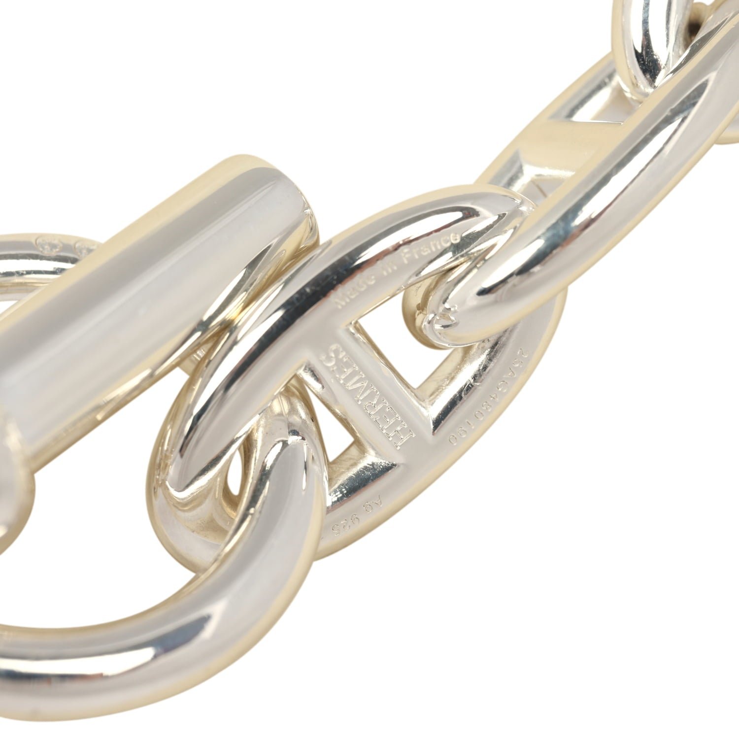 Hermès Chaine D'Ancre GM Necklace Sterling Silver — view 4