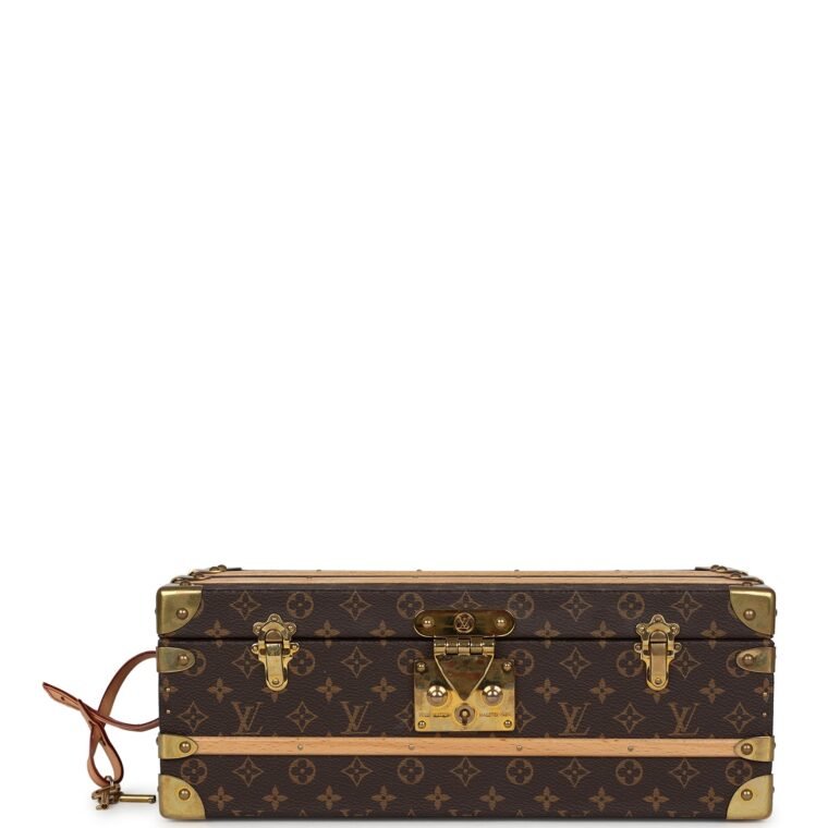 Pre-Owned Louis Vuitton Malle Fleurs Trunk Brown for Sale — alternate view