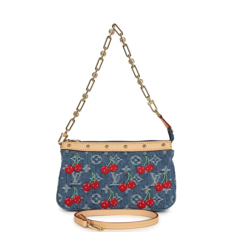 Louis Vuitton Pochette Accessoires Blue Denim — Buy Now — alternate view