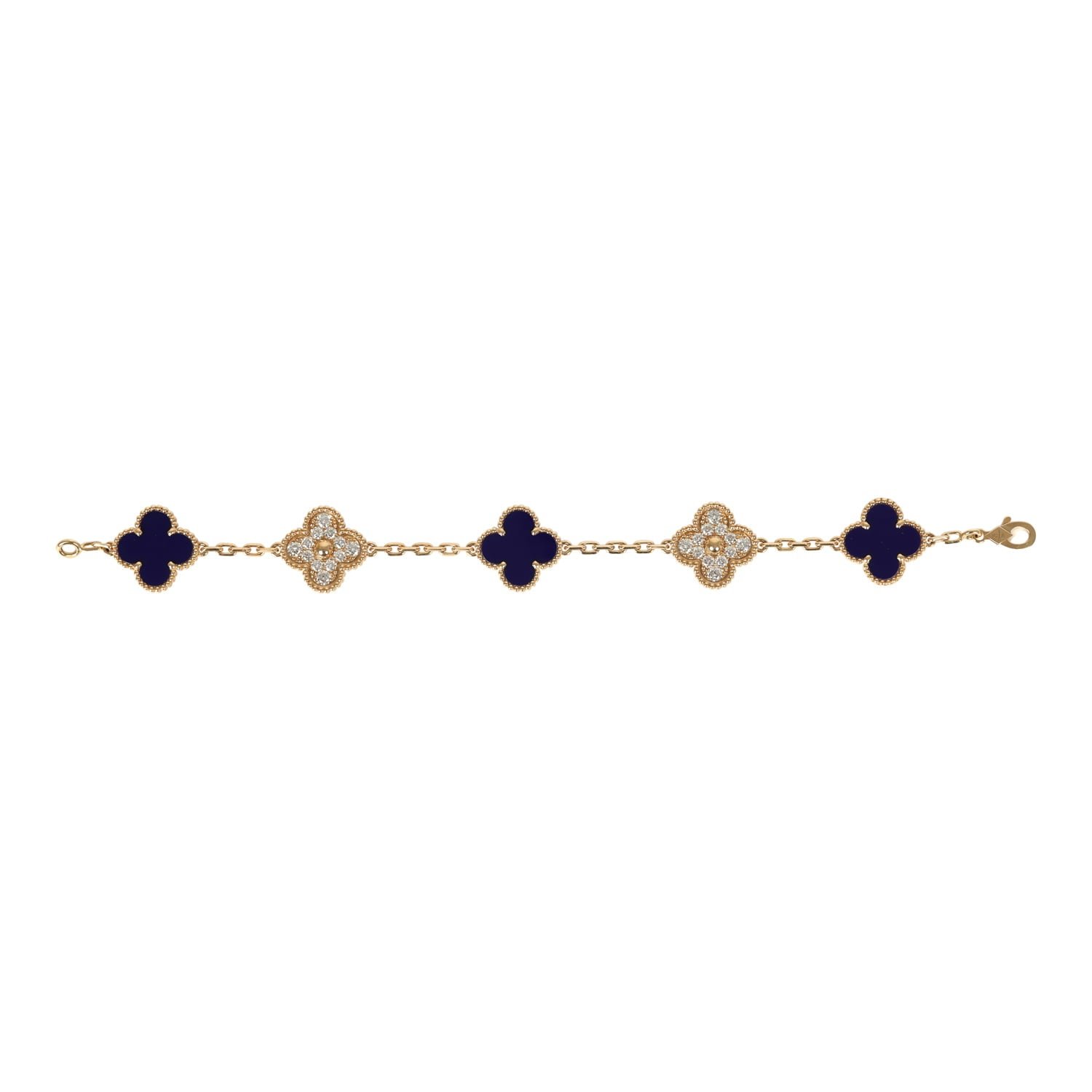 Van Cleef Vintage Alhambra Bracelet 18K Yellow Gold — view 2