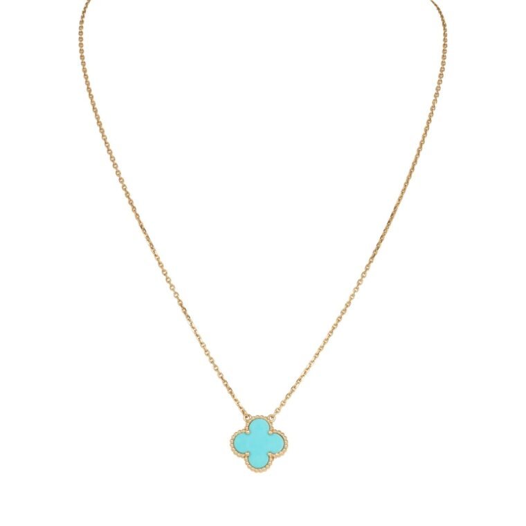 Pre-Owned Van Cleef Vintage Alhambra Necklace (066) for Sale