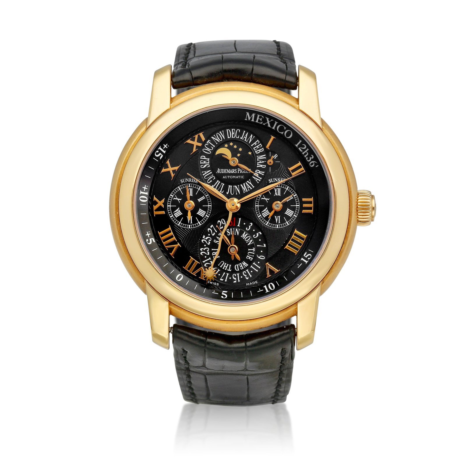Audemars Piguet Jules Audemars Equation Du Temps, Mexico Edition 43mm Gold 2007