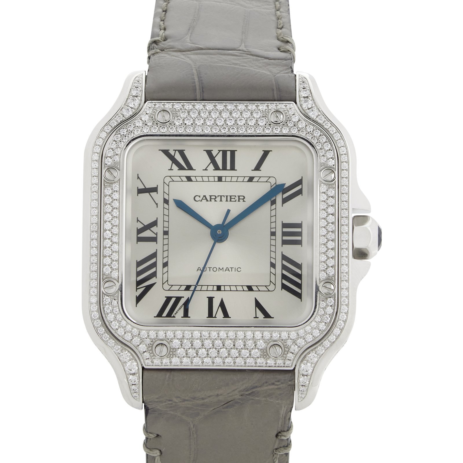 Cartier Santos de Cartier Medium 35.1mm White Gold — view 2
