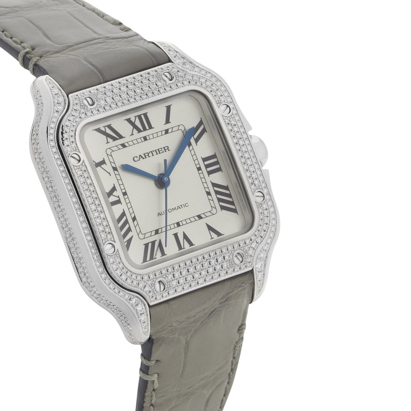 Cartier Santos de Cartier Medium 35.1mm White Gold — view 3