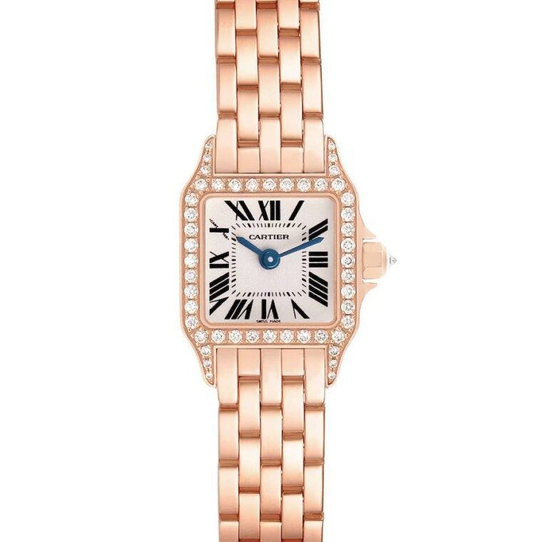 Cartier Santos Demoiselle 20mm Rose Gold for Sale — alternate view