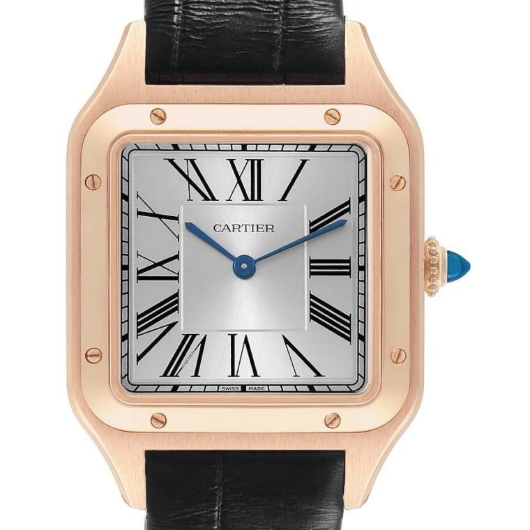 Cartier Santos Dumont Large WGSA0021 43.5mm Rose Gold 2021 for Sale — alternate view