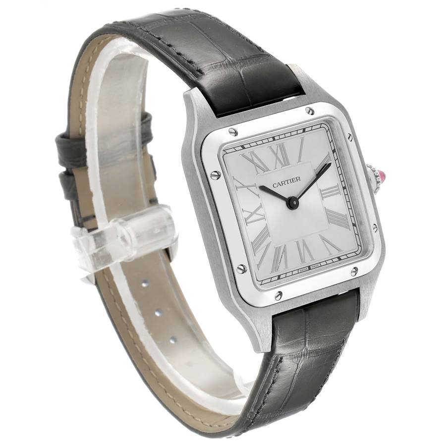 Cartier Santos Dumont Large Limited Edition "Le Bresil" 43.5mm Platinum — view 3