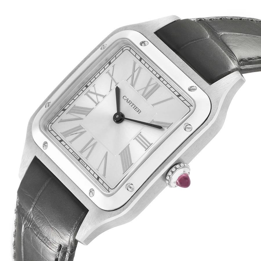 Cartier Santos Dumont Large Limited Edition "Le Bresil" 43.5mm Platinum — view 5