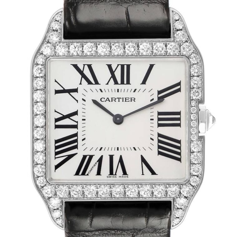 Cartier Santos Dumont 44.5mm White Gold 2017 for Sale — alternate view