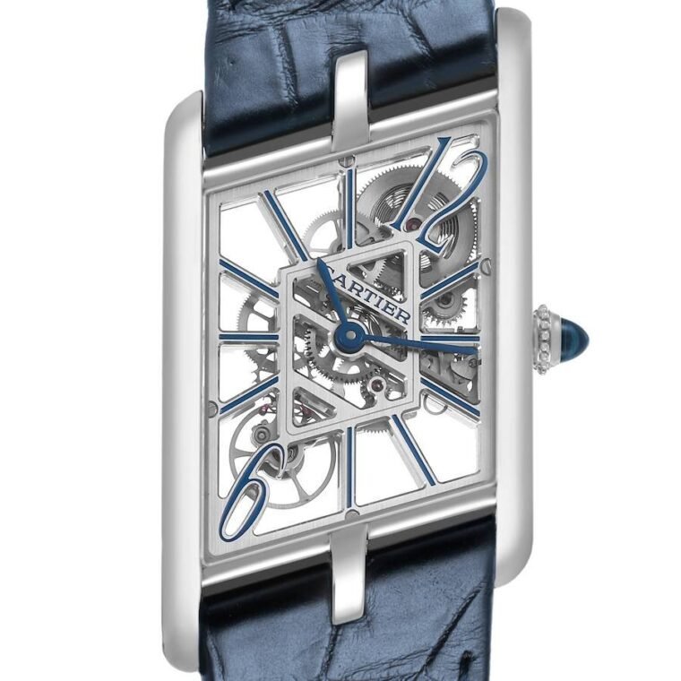 Cartier Prive Tank Asymetrique 47.17mm Platinum for Sale — alternate view