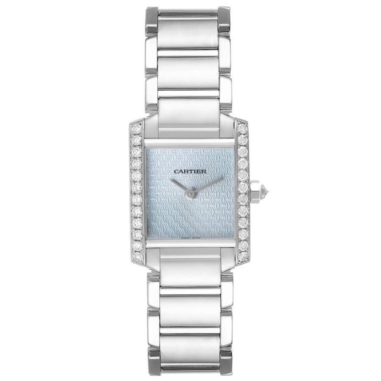 Cartier Tank Francaise 25mm White Gold 2000 for Sale