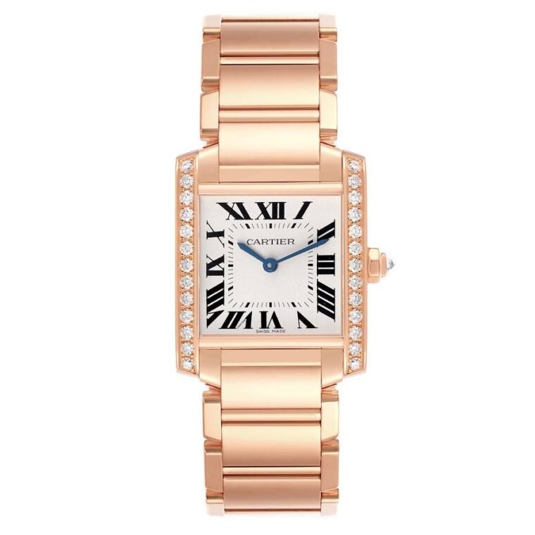 Cartier Tank Francaise Medium 30mm Rose Gold 2020 for Sale