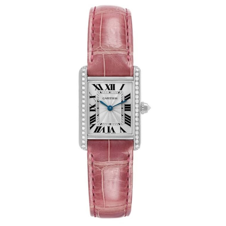 Cartier Tank Louis 29.5mm White Gold 2018 for Sale