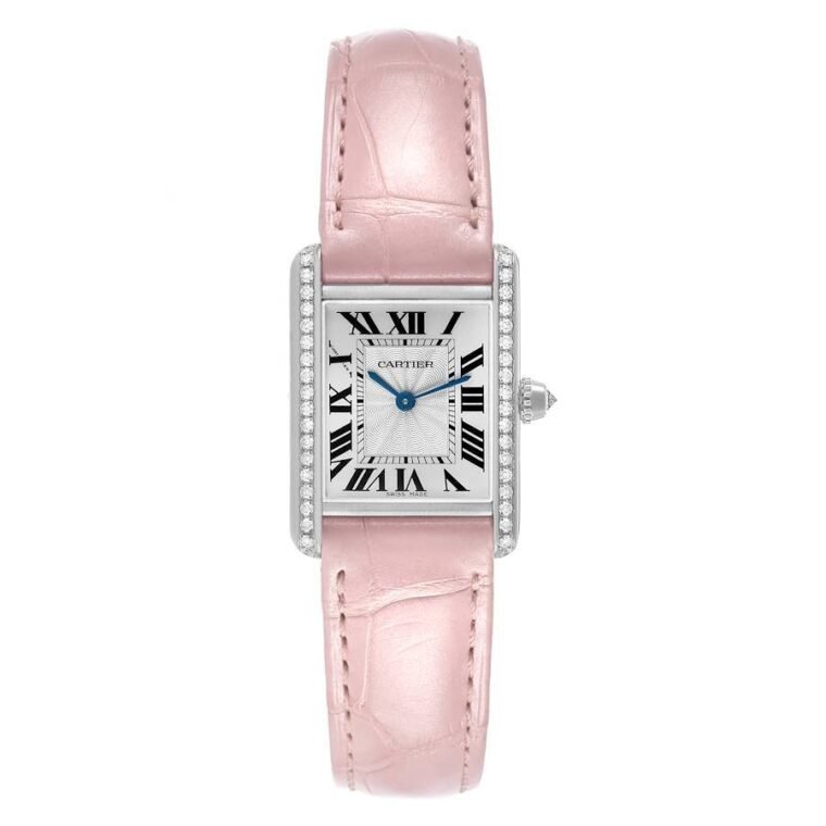 Cartier Tank Louis 29.5mm White Gold 2017 for Sale