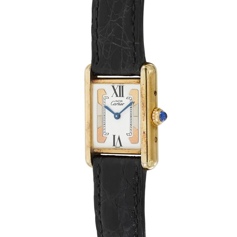 Cartier Tank Vermeil 20.5mm Yellow Gold 1990 for Sale — alternate view