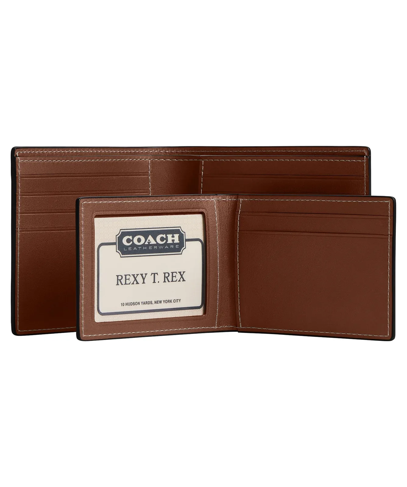 Coach 3-in-1 Slim Debossed Leather Bifold Wallet for Sale
