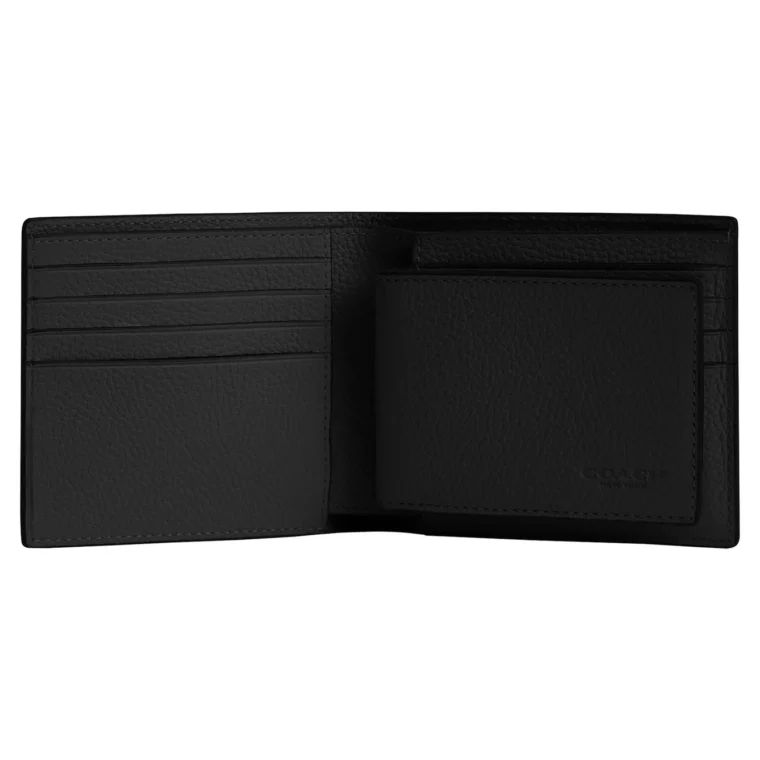Coach 3-in-1 Pebble Leather Wallet for Sale — alternate view