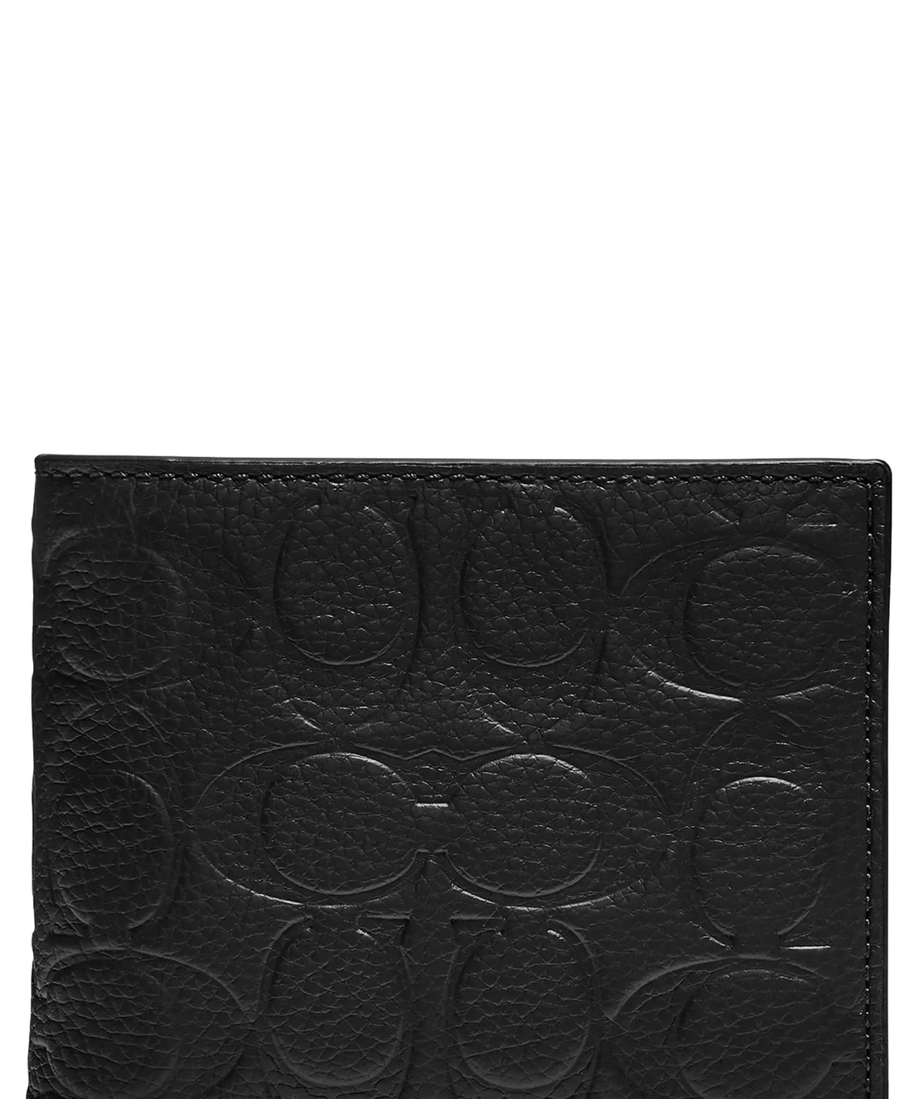Coach 3-in-1 Signature Leather Wallet for Sale - Black