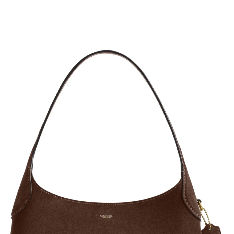 Coach Brooklyn 26 Suede Shoulder Bag for Sale