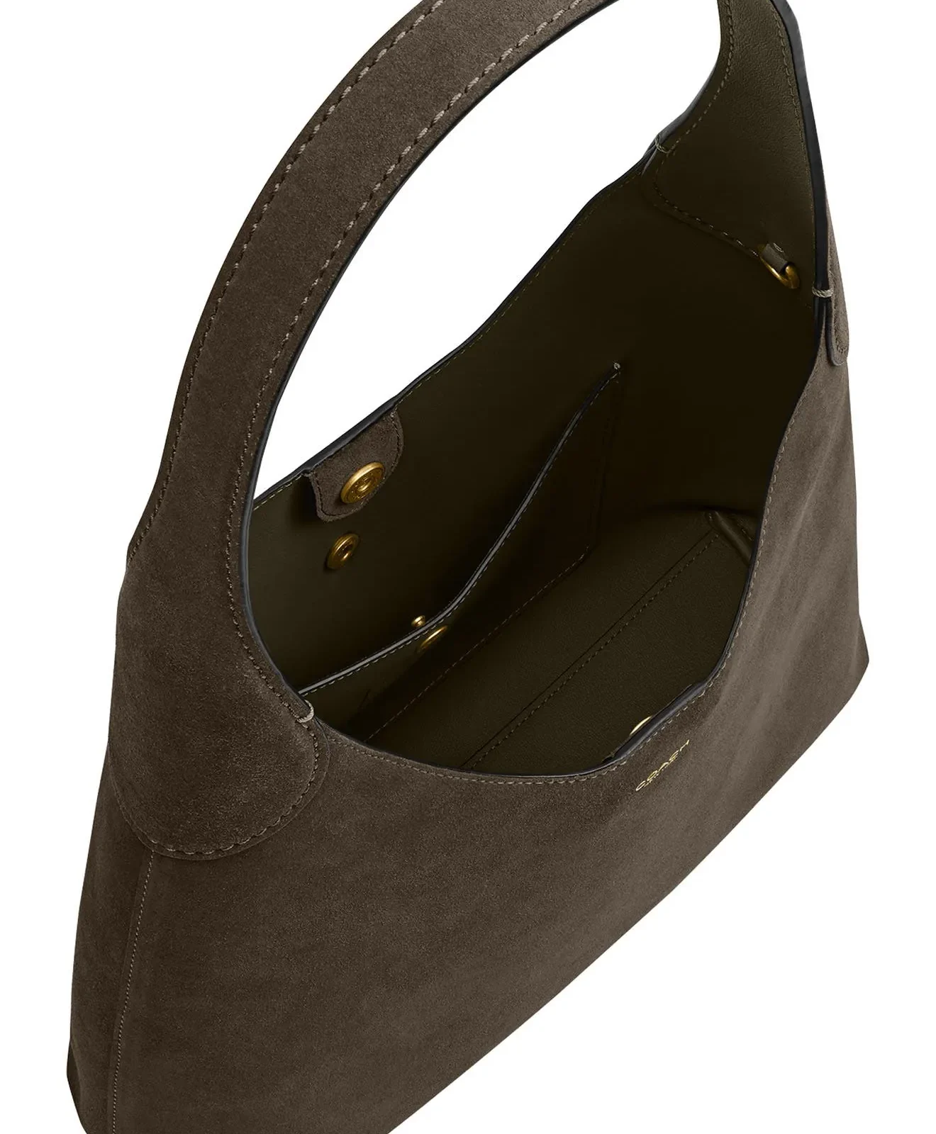 Coach Brooklyn 28 Suede Shoulder Bag for Sale