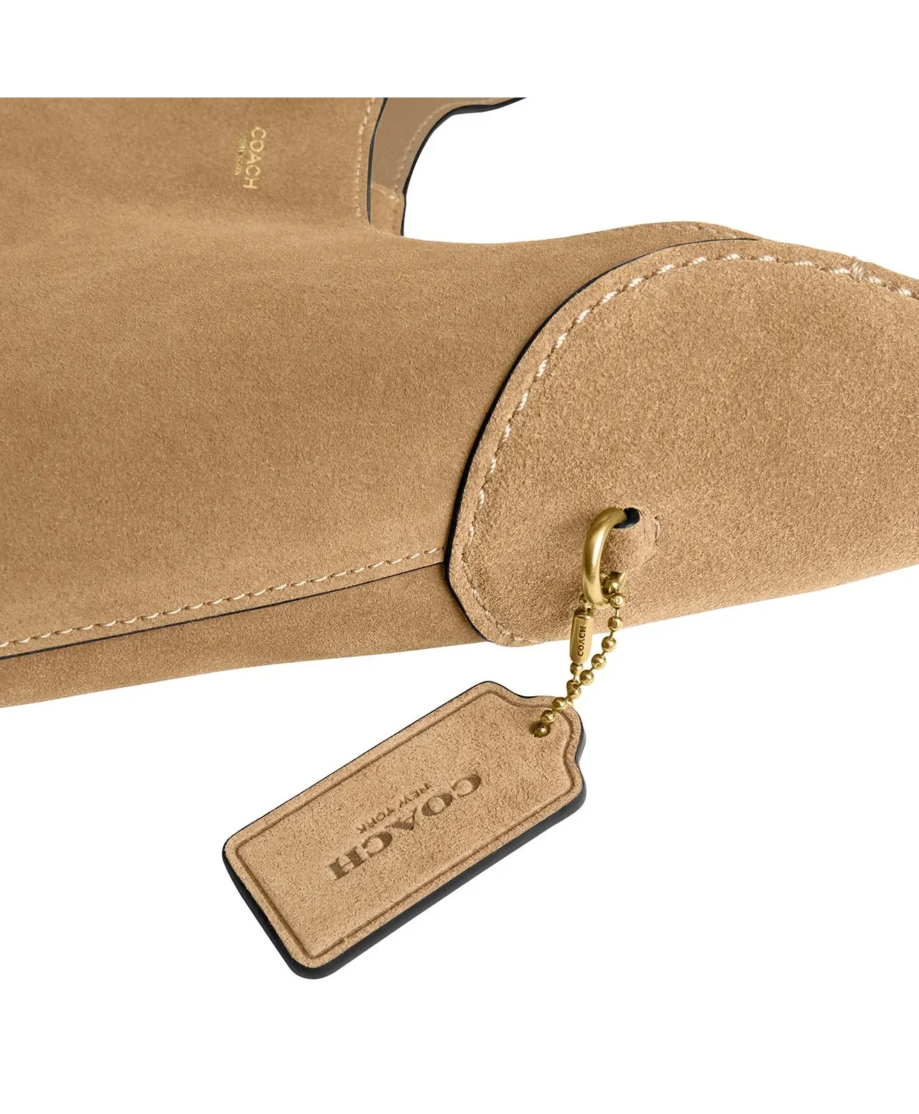 Coach Brooklyn 28 Suede Shoulder Bag for Sale