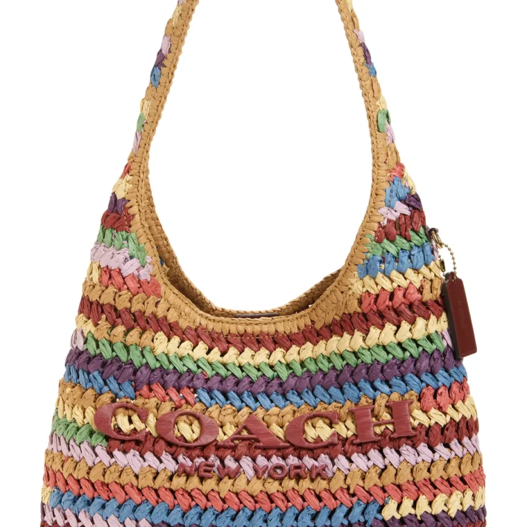 Coach Brooklyn 28 Woven Shoulder Bag for Sale