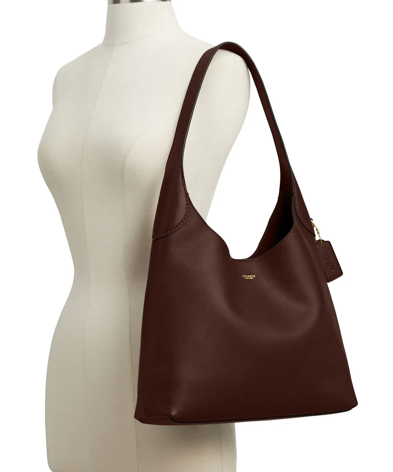 Coach Brooklyn 34 Leather Shoulder Bag for Sale