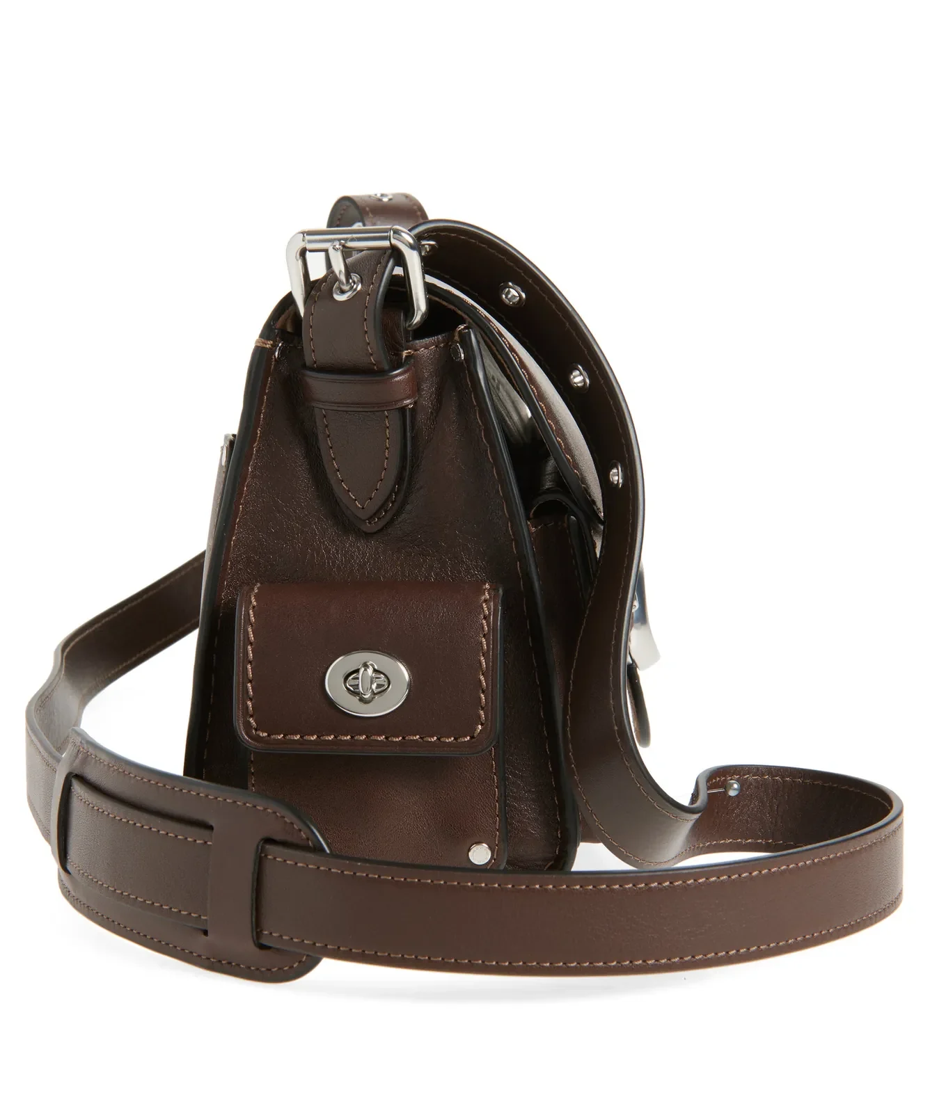 Coach Cargo Turnlock Soft Tabby Leather Shoulder Bag for Sale