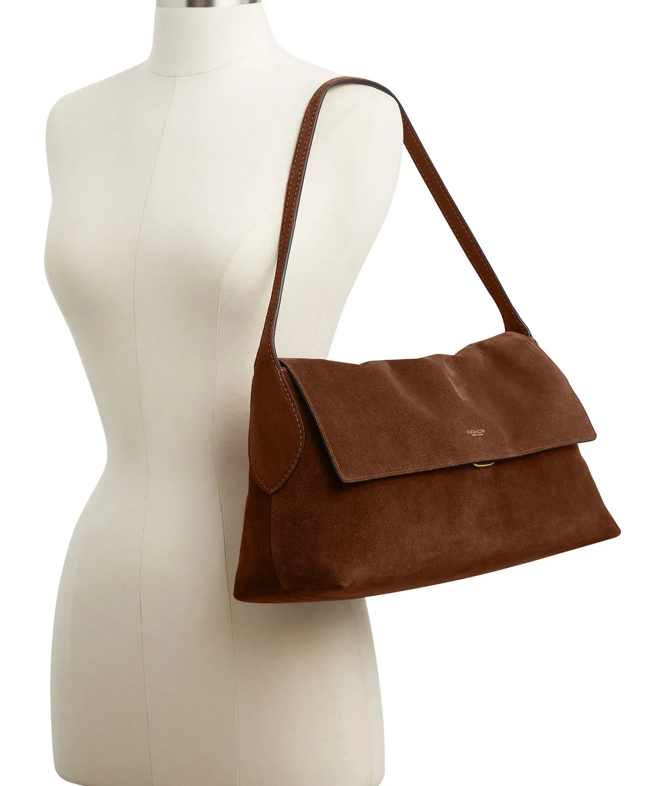 Coach Chelsea 36 Suede Shoulder Bag for Sale