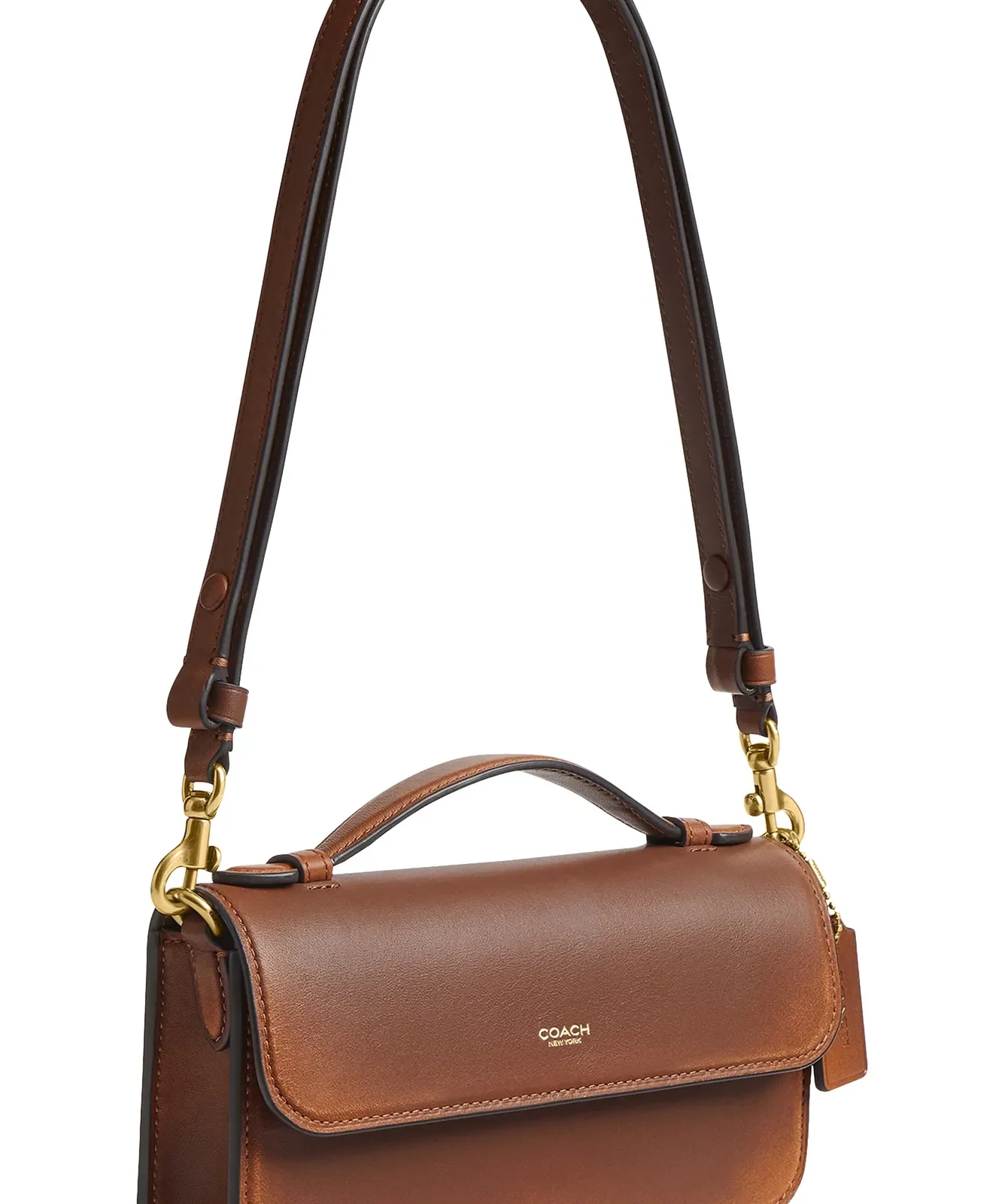 Coach Elora Refined Leather Top Handle Bag for Sale